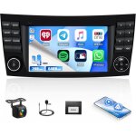 Autoradio camecho android 15 2 + 64g pour mercedes benz cls e - class 7 bluetooth wifi