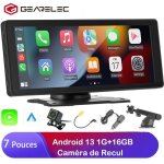 Autoradio carplay 10. 26 avec android auto / mirrorlink wifi bluetooth gps camra de recul