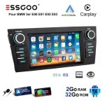 Autoradio essgoo android 14 - 7 tactile - carplay - bmw e90 e91 e92 e93 - gps bluetooth