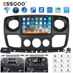 Autoradio essgoo apple carplay 2 + 64 go avec cam�ra et dab + pour renault master 3 movano b - �cran ...