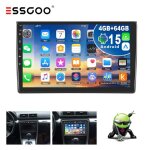 Autoradio - essgoo - audi a4 s4 rs4 2002 - 2008 - android 15 - 9 pouces - carplay sans fil