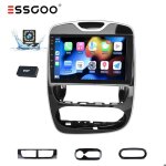 Autoradio essgoo - renault clio iv - android 15 - �cran 10 - 2go + 32go - dab + carplay gps