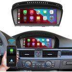 Autoradio ninetom 89 pouces pour bmw cic e60 e61 e90 e91 e92 - carplay / android auto