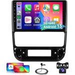 Autoradio podofo pour peugeot 406 1999 - 2004 9 ips carplay android auto bluetooth