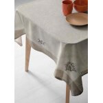Autrefois nappe brod�e ronde 180cm avec 6 serviettes inclus nappe pour salle � manger cuisine jardin ...