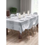 Autrefois nappe jacquard enduite nappe grise 150 x 250 cm nappe anti tache tissu facile � nettoyer iquitos ...