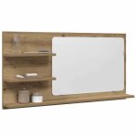 Autumn salearmoire  miroir support / meuble wc - grand espace - armoire  miroir de salle de bain chne ...