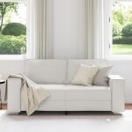Autumn saleélégant canapé loveseat canapé dangle / sofa - avec accoudoirs - blanc 140 cm en simili cuir ... Autumn saleélégant canapé loveseat canapé dangle / sofa - avec accoudoirs - blanc 140 cm en simili cuir ...
