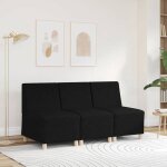 Autumn sale�l�gant chaise canap� 1 position - fauteuil de relaxation sans accoudoirs noir 55 cm tissu ...