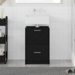 Autumn salesupport vasque / meuble bas wc - meuble sous Évier chêne noir 40 x 37 x 59 cm bois dingénierie ... Autumn salesupport vasque / meuble bas wc - meuble sous Évier chêne noir 40 x 37 x 59 cm bois dingénierie ...