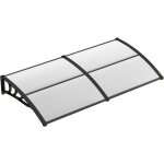 Relax4life auvent incurvé 199 x 99 cm protection solaire / contre pluie / contre vent store banne auvent ... Relax4life auvent incurvé 199 x 99 cm protection solaire / contre pluie / contre vent store banne auvent ...