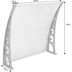 Auvent de porte entre marquise solaire porte terrasse toit abri banne entre ombre protection