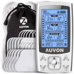 Electrostimulateur musculaire - auvon - 3 en 1 - double canaux - 24 programmes - 12 lectrodes