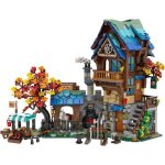 Avant - poste m�di�val � construire avec lumi�res ? 1747 pcs forgeron & �curie mod�le d�coratif diy pour ...