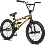 Avasta hesper vlo enfant 20 pouces vlo bmx freestyle pour garons avec 4 pegs gyroscope  360 degrsblanc ...