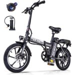 Avdleu - v�lo �lectrique pliable - roues 16 - moteur 250w 25km / h - batterie 36v 11. 4ah - autonomie ...
