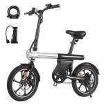 Avdleu - v�lo �lectrique pliable - roues 16 - moteur 250w 25km / h - batterie 36v 12. 8ah - autonomie ...