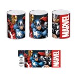 Tirelire - avengers - métal - 75 x 75 x 10 cm - multicolore - pour enfants Tirelire - avengers - métal - 75 x 75 x 10 cm - multicolore - pour enfants