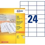 Etiquettes autocollantes - avery - dp247 - 100 - 2400 tiquettes - format 70 x 37 mm - impression copieur ...