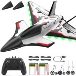 Avion rc deerc future 4 canaux avec lumi�res led facile � piloter et acrobatique