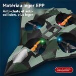 Avion t�l�command� t�l�commande smart handle epp starfighter - mat�riau epp - vert
