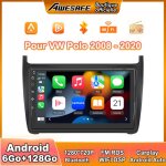 Awesafe 4g autoradio android 13 6go + 128go pour vw polo (2008 - 2020) 9 �cran tactile avec carplay gps ...