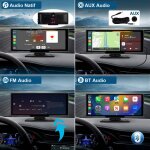 Awesafe 9 hd Écran autoradio carplay caméra voiture 4k + 1080p double camera dashcam avec 64go carte ... Awesafe 9 hd Écran autoradio carplay caméra voiture 4k + 1080p double camera dashcam avec 64go carte ...