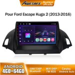 Awesafe autoradio 4g android 13 4go + 64go pour ford escape kuga 2 (2013 - 2016) 9 �cran tactile avec ...
