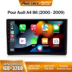Awesafe autoradio android 13 1go + 32go pour audi a4 b6 (2000 - 2009?9 Écran tactile avec carplay gps ... Awesafe autoradio android 13 1go + 32go pour audi a4 b6 (2000 - 2009?9 Écran tactile avec carplay gps ...