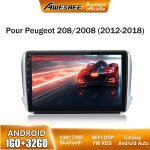 Awesafe autoradio android 13 pour peugeot 208 / 2008 (1go + 32go) 10 Écran carplay android auto gps bluetooth ... Awesafe autoradio android 13 pour peugeot 208 / 2008 (1go + 32go) 10 Écran carplay android auto gps bluetooth ...