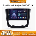 Awesafe autoradio android 13 2go + 32go pour renault kadjar (2015 - 2019) 9 �cran avec carplay gps bluetooth ...
