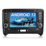 Awesafe autoradio android 13 2go + 64go pour audi tt mk2 8j (2006 - 2012) avec 7 carplay android auto ...