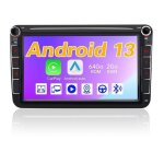 Awesafe autoradio android 13 2go + 64go pour golf 5 6 vw passat polo seat skoda 8cran tactile carplay ...