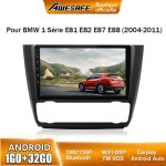 Awesafe autoradio android 13 pour bmw 1 series e81 e82 e87 e88 (2004 - 2011) 1go + 32go 9 cran tactile ...