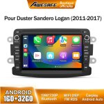 Awesafe autoradio android 13 pour renault dacia duster sandero captur logan 1go + 32go 7 �cran gps carplay ...