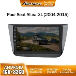 Awesafe autoradio android 13 pour seat altea xl (2004 - 2015) toledo (2004 - 2009) 1go + 32go 9 cran ...