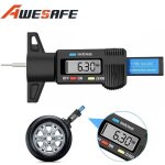 Jauge de profondeur de bande de roulement de pneu - awesafe - rule1bk - numrique lcd - universel - 0 ...