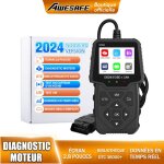 Outil diagnostic obd2 - awesafe - version avance - scanner de code - compatible obd2 - universel