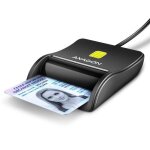 Axagon cre - sm3n lecteur plat de cartes a puce / cartes didentité câble usb - a 13 m Axagon cre - sm3n lecteur plat de cartes a puce / cartes didentité câble usb - a 13 m