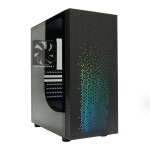 Bo�tier pc - azza - celesta f rgb - moyen tour atx - panneau vitr� - couleur noir