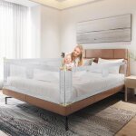 B. livem - 1pc barrière de lit - l 200cm - protection contre les chutes - hauteur réglable 70 - 100cm ... B. livem - 1pc barrière de lit - l 200cm - protection contre les chutes - hauteur réglable 70 - 100cm ...