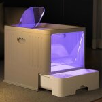 B. livem bac  litire xxl pour chat avec couvercle et pelle maison pour chat convient aux chats de diffrente ...