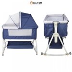 B. livem berceau cododo pour bb 0 - 36 mois avec moustiquaire berceau multifonctionnel 2 en 1 hauteur ...