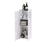 B. livem colonnes de salle de bain armoire d?angle avec 2 porte �tag�res r�glables pour les petits espaces ...