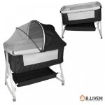 B. livem lit bébé + berceau + table à langer 3 en 1 h 98 - 110cm roues 360°avec frein avec matelas et ... B. livem lit bébé + berceau + table à langer 3 en 1 h 98 - 110cm roues 360°avec frein avec matelas et ...