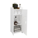 B. livem meuble de salle de bain colonnes de salle de bain petit armoire de sol organisateur de rangement ...