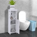 B. livem meuble salle de bain colonne rangement avec �tag�res placards � porte compartiment gain de place ...
