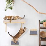 B. livem mur descalade pour chat comprenant 2 murs descalier pour chat lit pour chat coussin moelleux ...