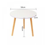 B. livem petite table basse ronde pour baie vitre avec design basse hauteur idale pour le balcon du ...