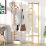 B. livem porte manteau sur pieds bambou portant � v�tements polyvalent vestiaire dentr�e id�al pour maison ...